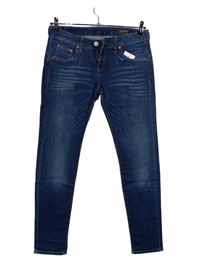 Herrlicher Damen Jeans Regular Fit Blau W29 L32 Stretch Casual