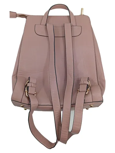 Dune London Damen Rucksack Rosa Kunstleder Mittel Alltag Elegant 35cm