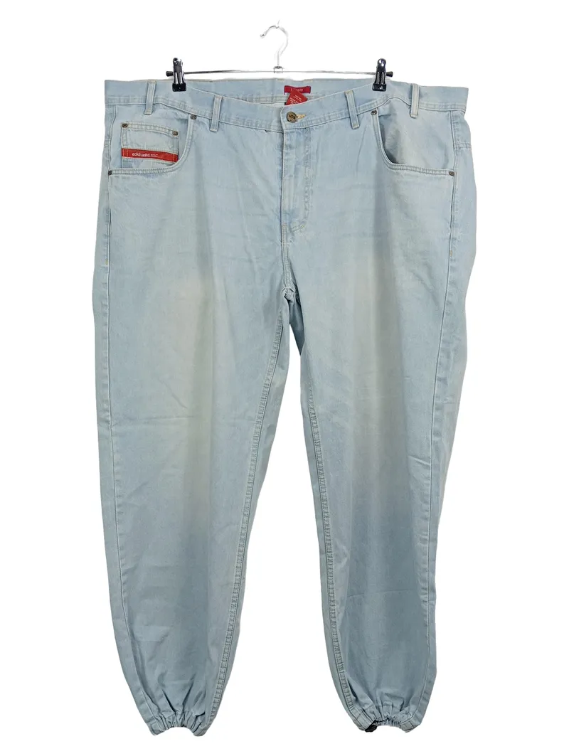 Ecko Unltd. Jeans Jogger Herren Gr. 50/L Hellblau Loose Fit Denim 1