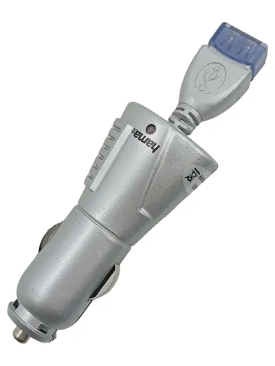 Hama KFZ-Ladegerät USB Auto Ladekabel 12V Zigarettenanzünder Silber