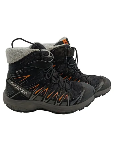 Salomon XA Pro 3D Kinder Schneestiefel TS CSWP Schwarz Gr. 35