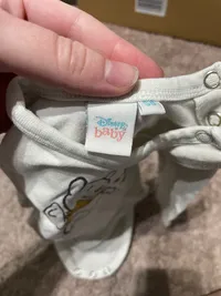 Disney Baby Body Langarm Gr. 56 Weiß Baumwolle Tiermotiv Jungen 4