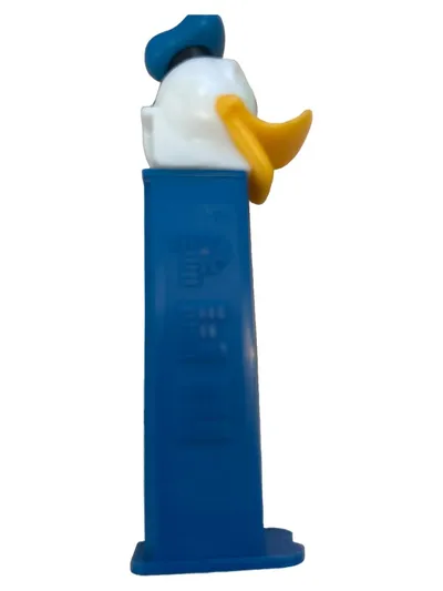 PEZ Spender Donald Duck Ente Sammlerstück Bonbonspender Blau 12cm