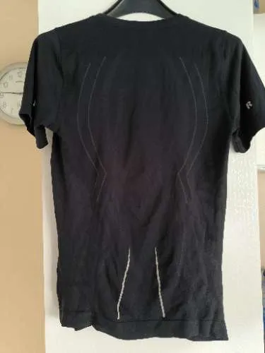 FALKE Herren Sport Shirt Kurzarm Funktionsshirt Polyamid Schwarz S 2