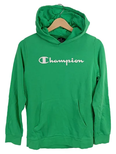 Champion Kapuzenpullover Kinder Gr. 162/167 Grün Hoodie Sportlich