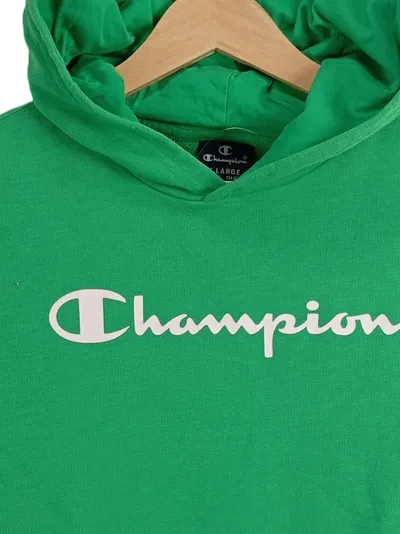 Champion Kapuzenpullover Kinder Gr. 162/167 Grün Hoodie Sportlich