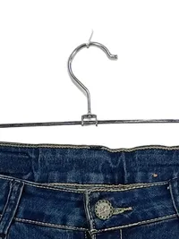 CRAZY WORLD Damen Jeans Shorts Gr. 40 Blau Denim Used Look 3