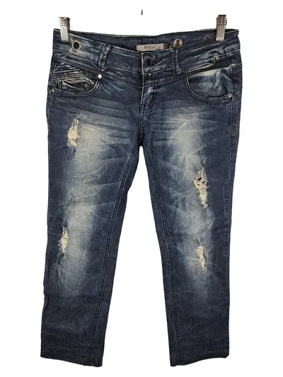 REDIAL 1st Class Destroyed Jeans Damen W29 L26 Blau Baumwolle Gr. 38