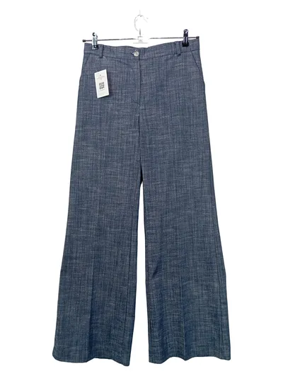 Nuna Lie Stoffhose Business Damen Meliert Blau Gr. 40 W31 L
