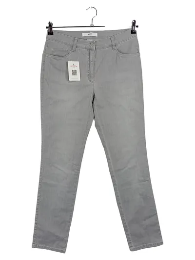 BRAX Feel Good Damen Jeans Regular Fit Gr. 38 Grau Baumwolle