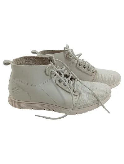 Timberland Damen Sneaker low Chukka Boots Leder Weiß Gr 39