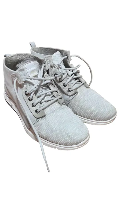 Timberland Damen Sneaker low Chukka Boots Leder Weiß Gr 39