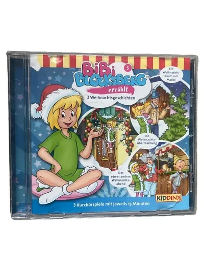 Bibi Blocksberg erzählt 5 - 3 Weihnachtsgeschichten CD KIDDINX Hörspiel Kinder