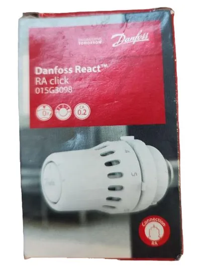 Danfoss React RA Click Raumthermostat Thermostatkopf Weiß Heizkörperventil