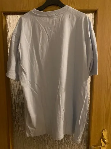 SUBLEVEL Herren T-Shirt Gr. L Blau Botanik Nature Print Baumwolle