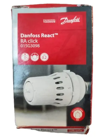 Danfoss React RA click Raumthermostat Heizkörperthermostat Weiß