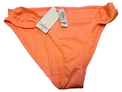 Hunkemöller Doutzen's Stories Bikinihose Damen Gr. M Orange Ripp
