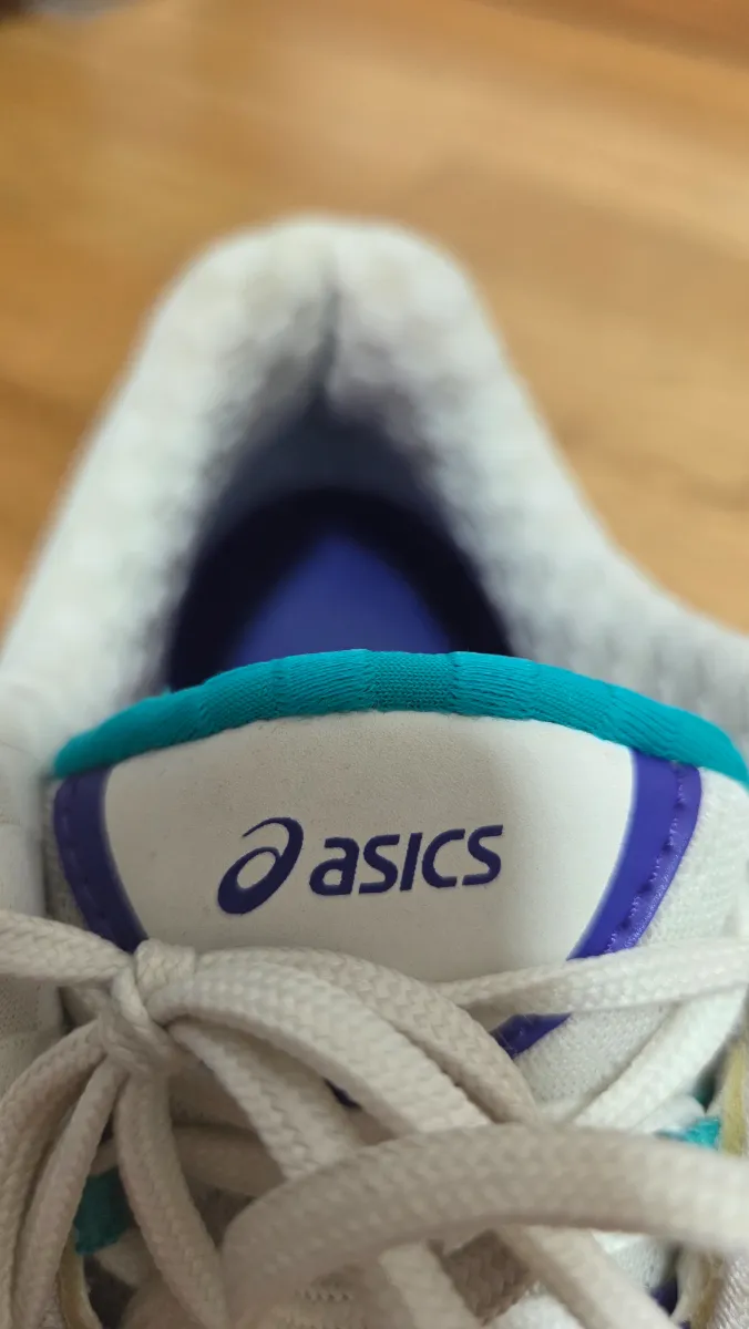 ASICS Damen Sportschuhe Laufschuhe Textil Weiß Gr. 39,5 Schnürung 3