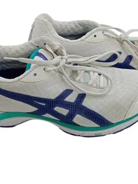 ASICS Damen Sportschuhe Laufschuhe Textil Weiß Gr. 39,5 Schnürung 4