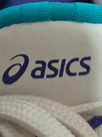 ASICS Damen Sportschuhe Laufschuhe Textil Weiß Gr. 39,5 Schnürung 5