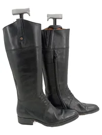 Aigle Damen Leder Reitstiefel Schwarz Gr. 37 Klassisch Reitsport 1
