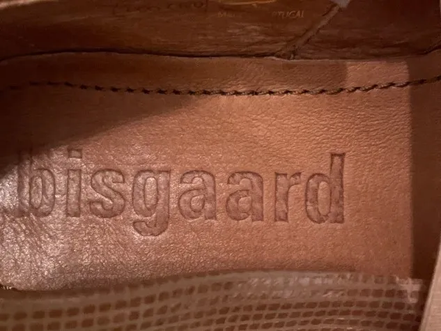 Bisgaard Mary Jane Ballerinas Kinder Gr. 34 Beige Leder Festlich Elegant 3