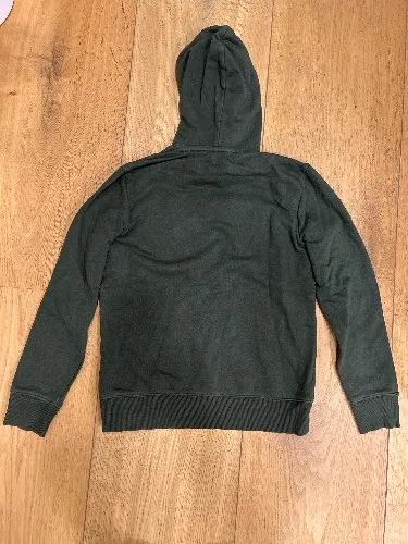 Napapijri Hoodie Herren Kapuzenpullover Logo Oliv Gr. S