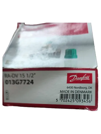 Danfoss RA-DV 15 1/2" Raumthermostat Silber Heizkörperventil