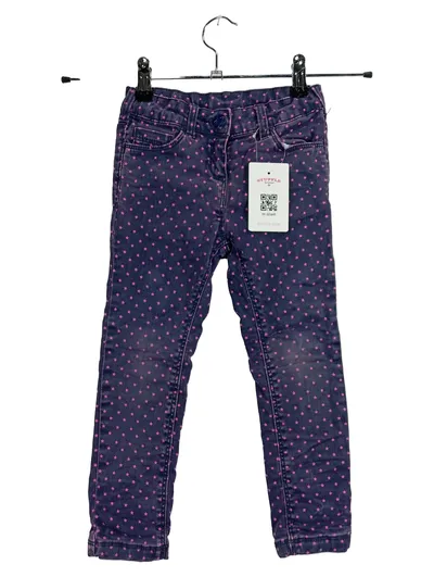 Palomino Mädchen Jeans Gr. 104 Sternenmuster Lila Rosa Hose