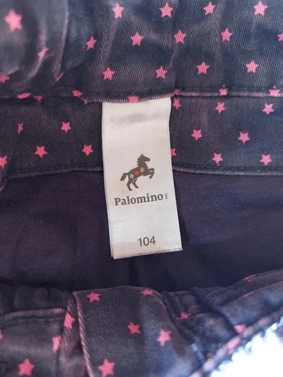 Palomino Mädchen Jeans Gr. 104 Sternenmuster Lila Rosa Hose