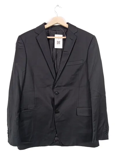 Drykorn Sakko Herren Schwarz Gr. 50 Business Viskose Blazer Jackett