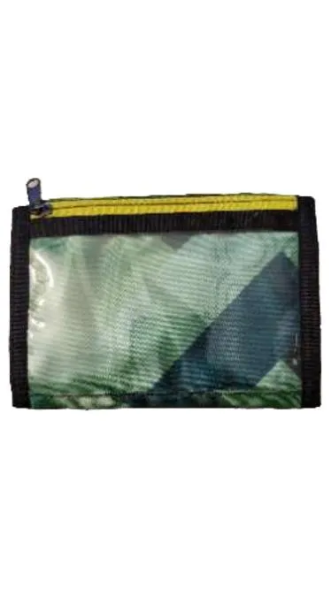Nitro Wallet Geldbörse Herren Grün Abstrakt Polyester Sportlich