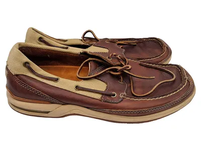 Rockport DMX Boat Shoe Mokassin Herren Leder Braun Gr. 42