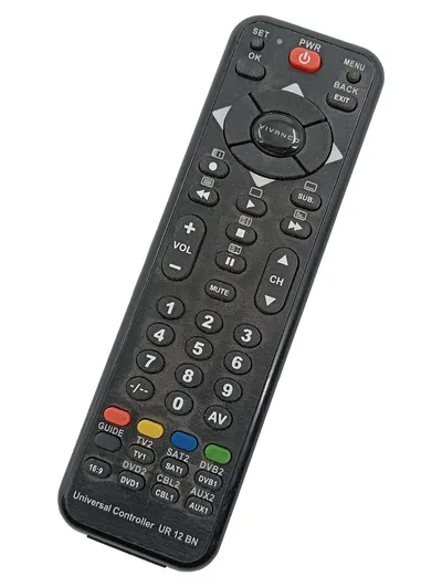 Vivanco UR 12 BN Universal Fernbedienung Controller Schwarz