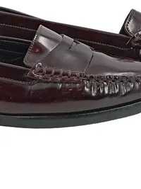 Attilio Giusti Leombruni Damen Penny Loafer Leder Bordeaux Gr. 37,5 Italy 3