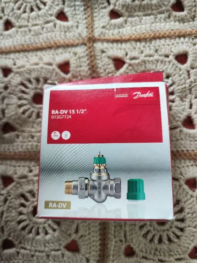 Danfoss RA-DV 15 1/2" Raumthermostat Heizkörperventil Silber