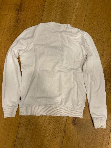 Napapijri Sweatshirt Herren Gr. S Weiß Team-87 Research Prog Logo