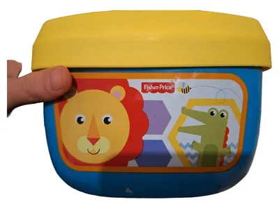 Fisher-Price Formensortierer Baby Motorikspielzeug Steckspiel Löwe Krokodil