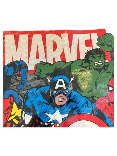 Marvel Avengers Shopper Tasche Kinder Hulk Spider-Man Captain America Mehrfarbig