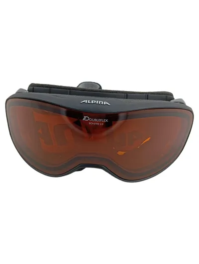 Alpina Bonfire 2.0 Skibrille Herren Braun Snowboardbrille Doubleflex