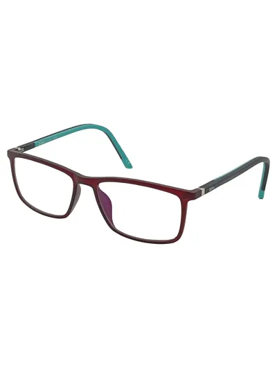 Lee Cooper Brille mit Clip-On Sonnenbrillengläsern Braun Türkis