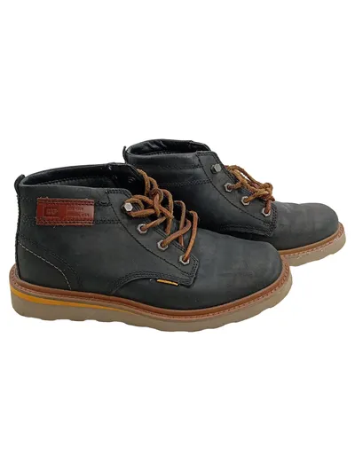 Caterpillar CAT Herren Chukka Boots Stiefel Leder Grau Gr. 40