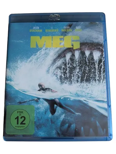 Warner Bros. MEG Blu-Ray Action Thriller mit Jason Statham FSK 12