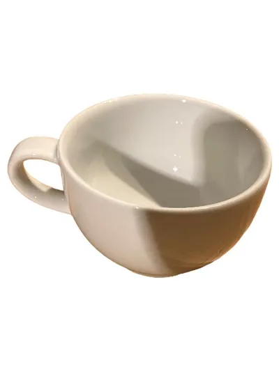 Kahla Tasse Weiß Porzellan 250ml Made in Germany Kaffeetasse