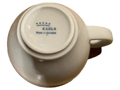 Kahla Tasse Weiß Porzellan 250ml Made in Germany Kaffeetasse