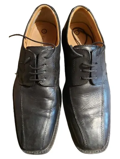 Canda Herren Schnürschuhe Leder Schwarz Business Derby Gr. 41
