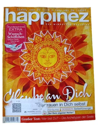 happinez Zeitschrift Ausgabe 5, 2019 Glaube an Dich Mindstyle Magazine
