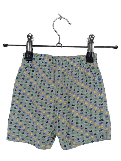 OKAY Baby Shorts Gr. 86 Grau Sterne Muster Baumwolle Freizeit Hose