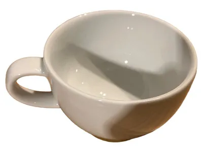Kahla Tasse Weiß Porzellan 300ml Made in Germany Kaffeetasse