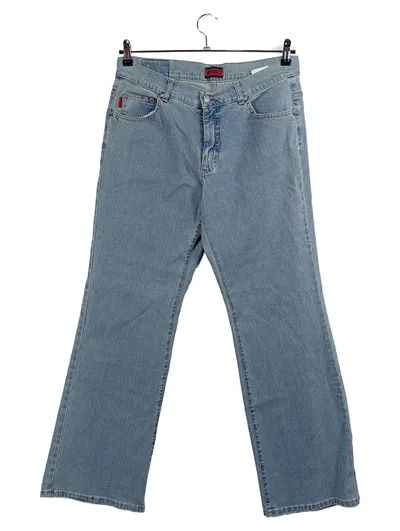 Angels Damen Jeans Bootcut Hellblau Gr. 44 W35 Stretch Casual